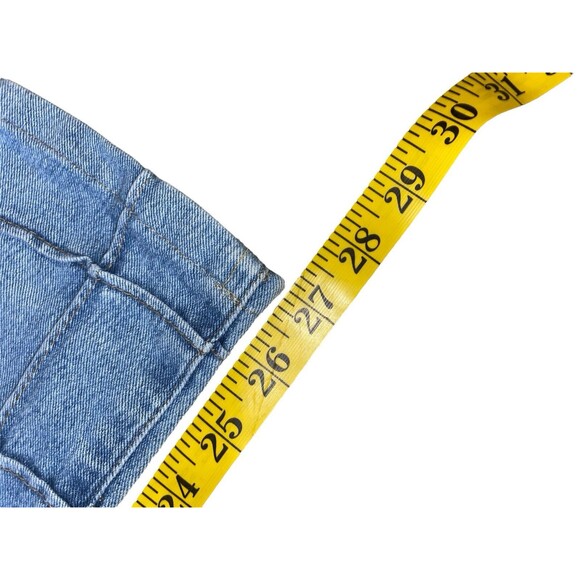 Vintage Y2K Younique Sz 3 Windowpane Exposed Seam Flare Cotton Poly Blen… - Picture 9 of 10